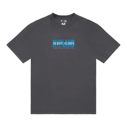Mugen Train Demon Slayer Vintage Grey T-Shirt