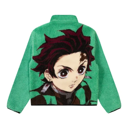Demon Slayer Tanjiro Cozy Sherpa Jacket