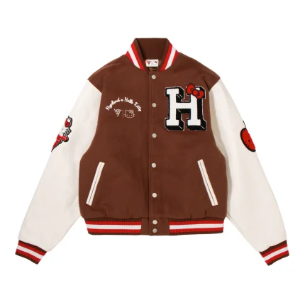Hello Kitty Apples Varsity Jacket | Coffee Edition