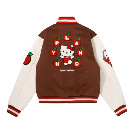 Hello Kitty Apples Varsity Jacket | Coffee Edition
