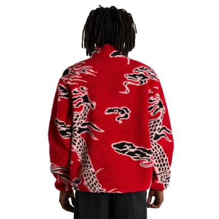 Year of the Dragon Sherpa Jacket | Red Edition