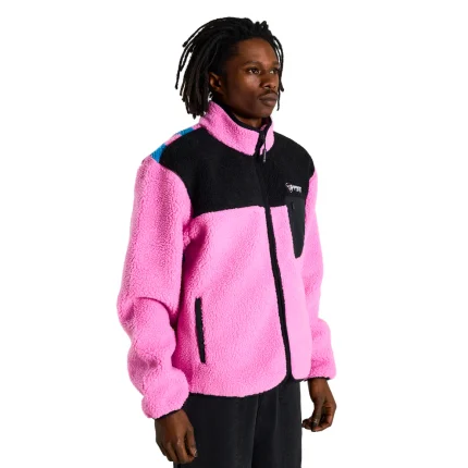 Pink Dark Magician Girl Sherpa Zip Jacket